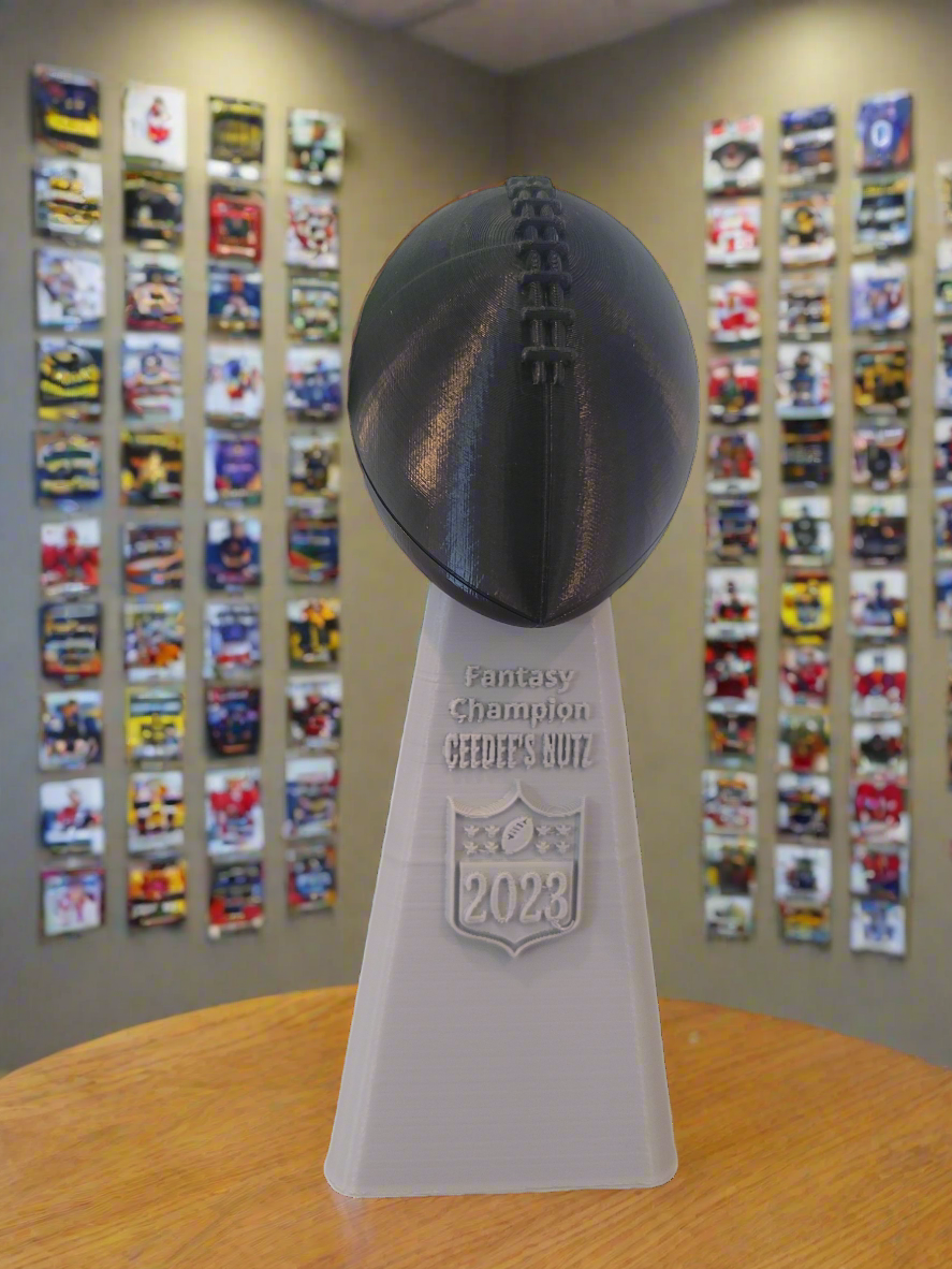 Custom Fantasy Football Trophy - Personalized Championship Award