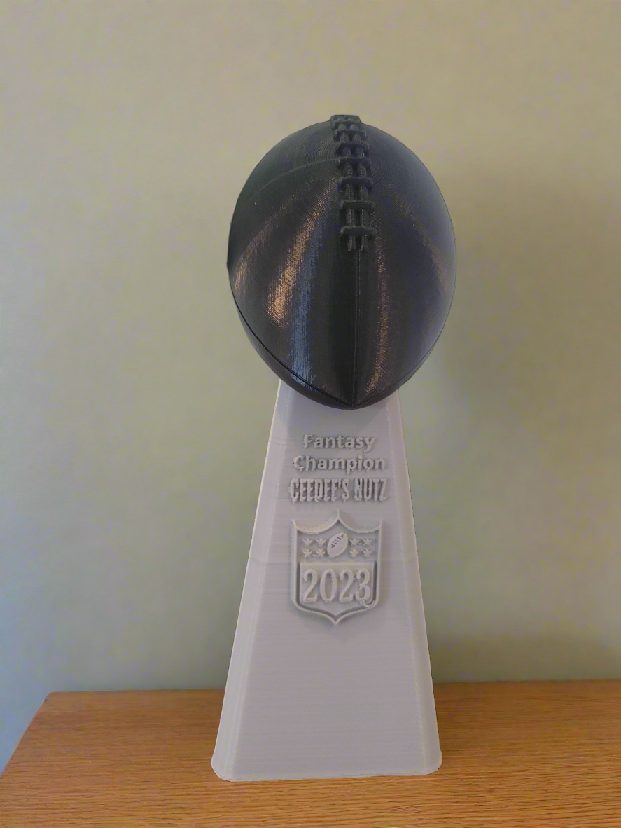 Custom Fantasy Football Trophy - Personalized Championship Award