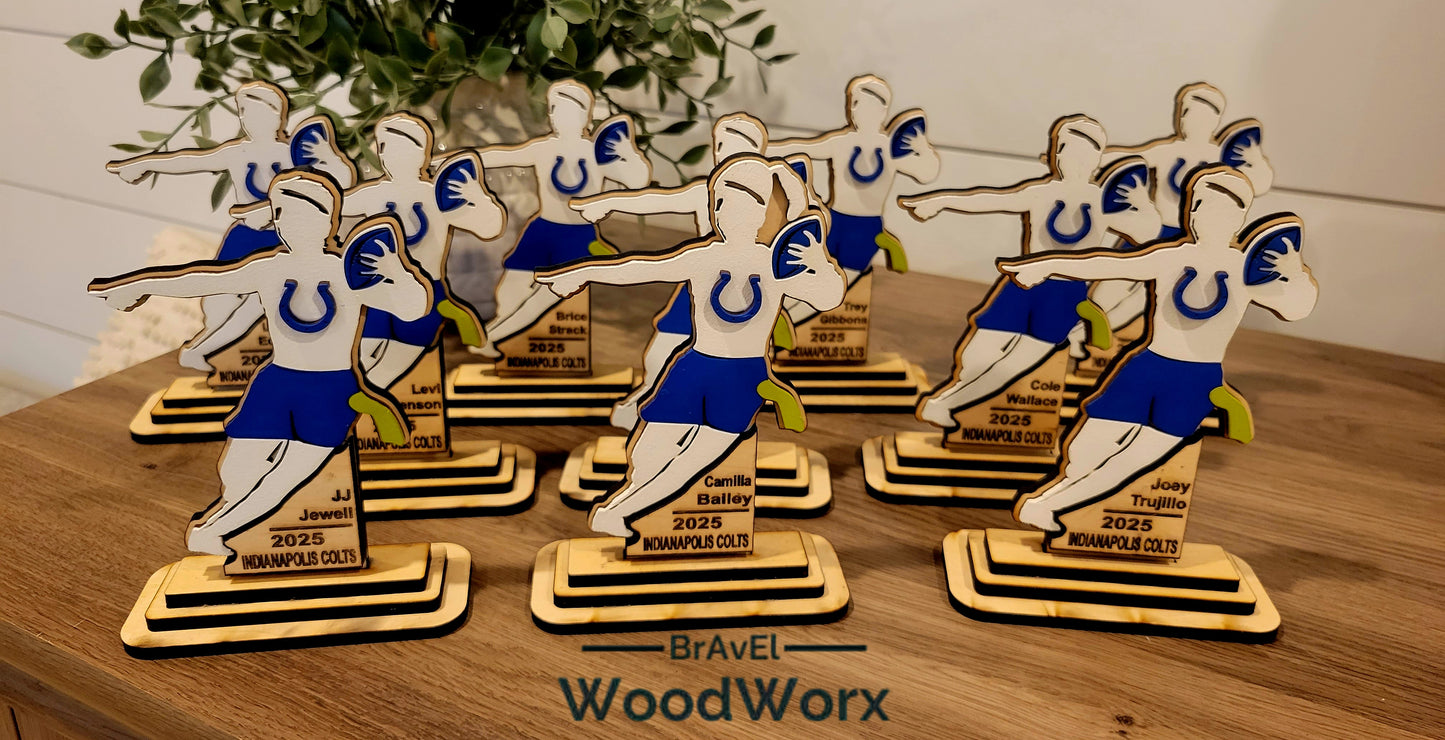 Premium Youth Flag Football Team/Player Gift Trophy Memorabilia