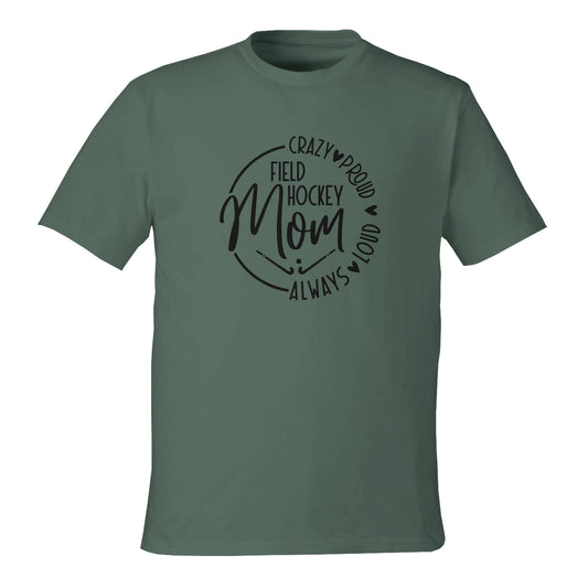 Field Hockey Mom Unisex Reclaimist Crewneck T-Shirt | Econscious EC1070