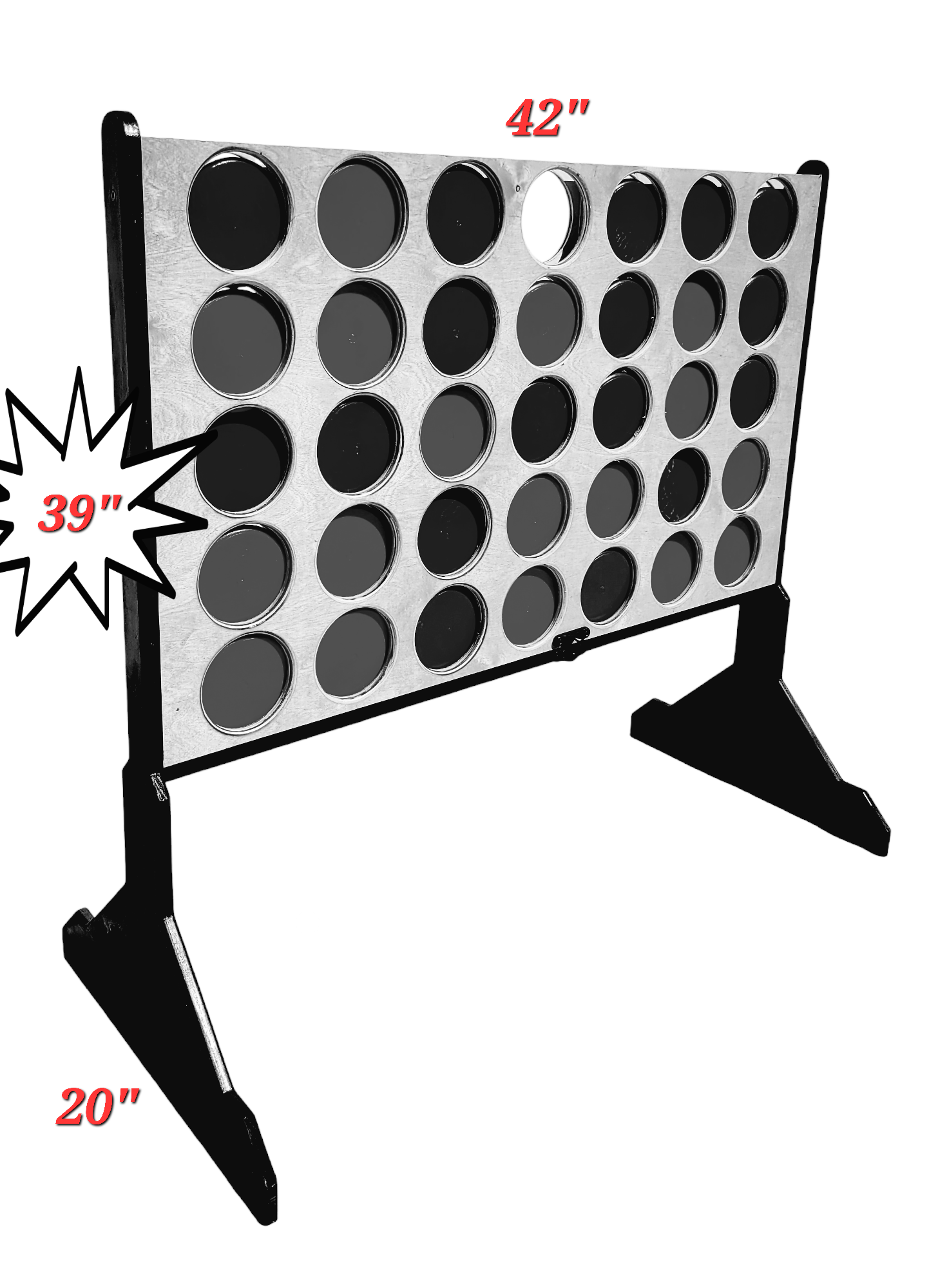 Handmade backyard entertainment game setup showing easy assembly for outdoor family fun