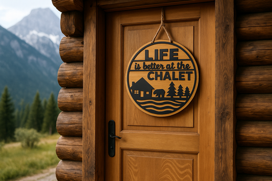 Mountain house lifestyle photo