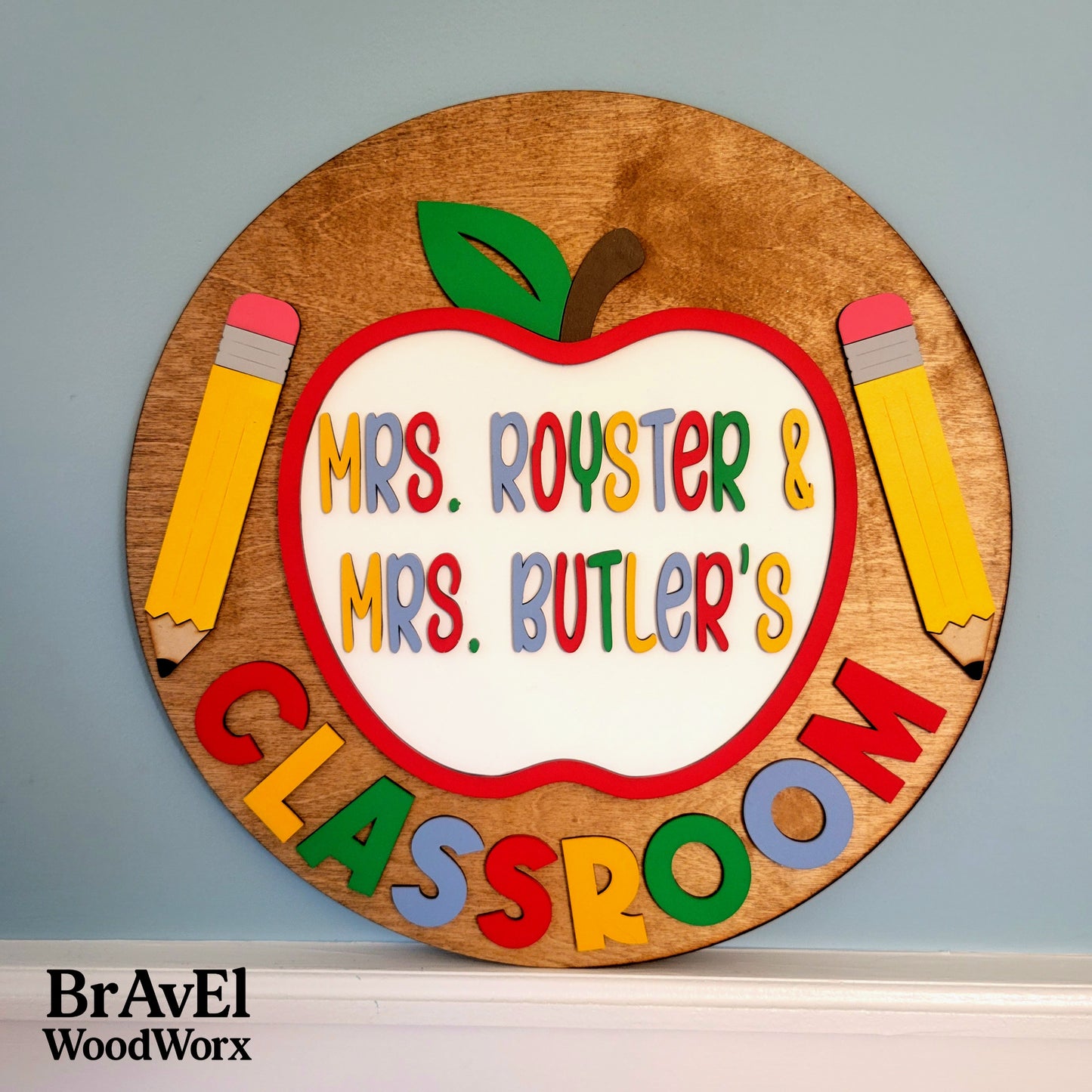 Decorative sign for 'Mrs. Royster & Mrs.