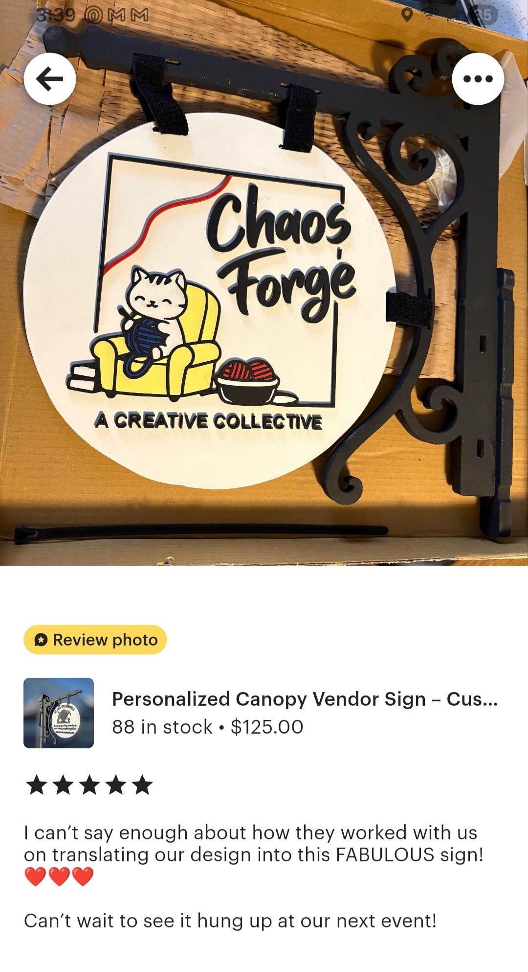 Custom Canopy Vendor Sign – Personalized Hanging Display in Multiple Designs