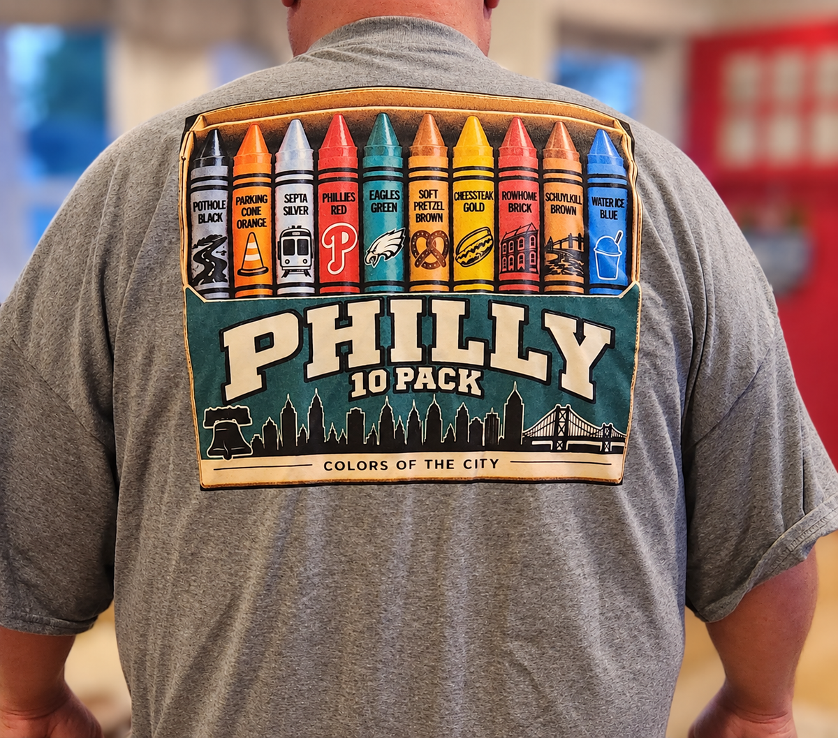 Philly 10-Pack - Heavyweight Unisex Crewneck T-shirt | Gildan® 5000 White