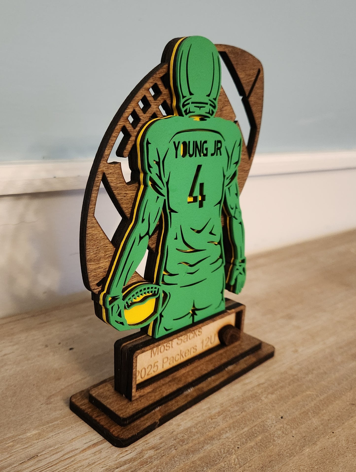 Custom Youth Football Team & Player Trophy Award