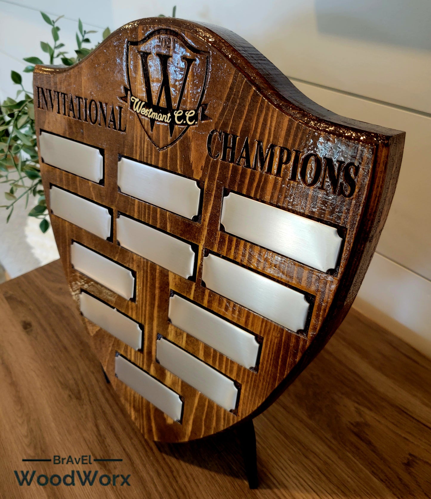 Custom Shaped Solid Wood Personalized Laser Engraved Plaque – Custom Engraving for Awards, Gifts & Decor