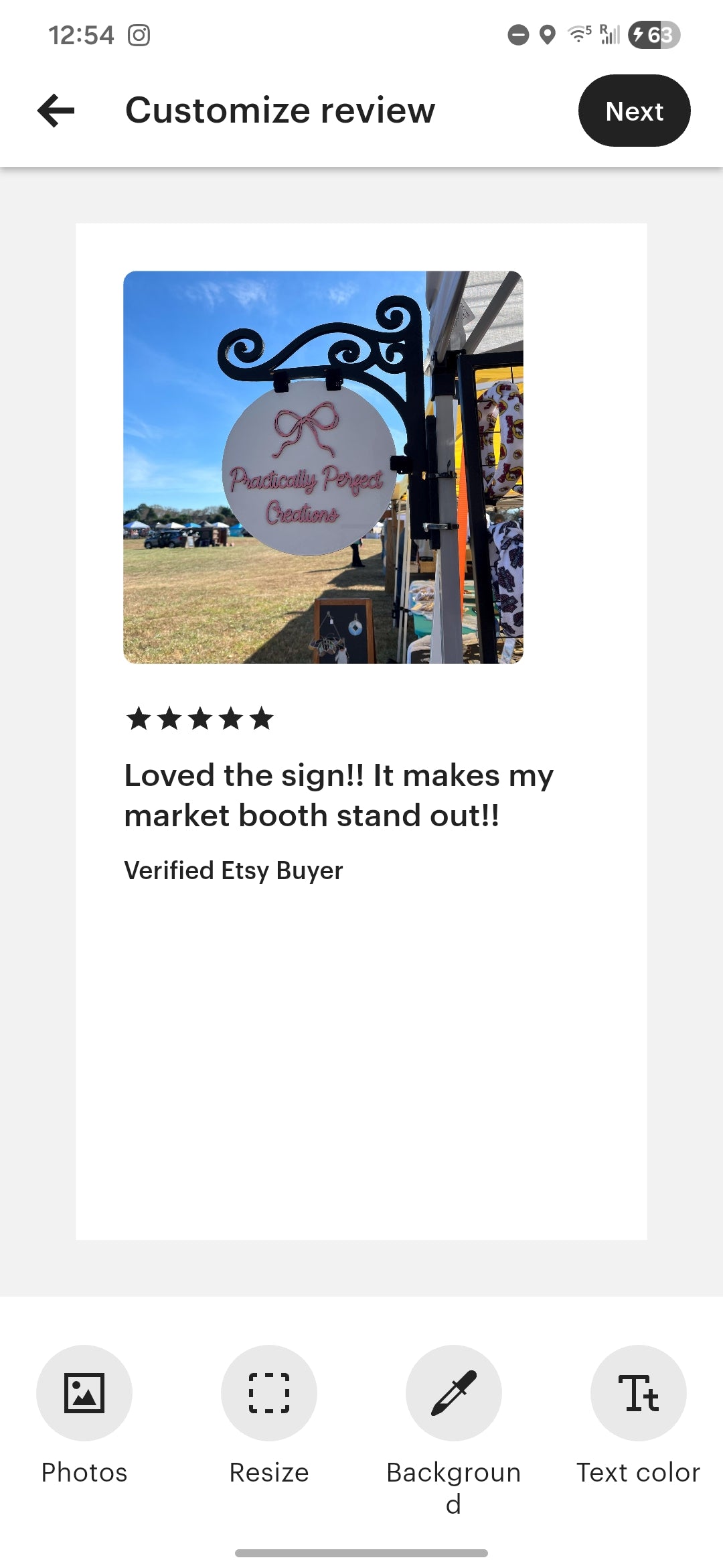 Custom Canopy Vendor Sign – Personalized Hanging Display in Multiple Designs