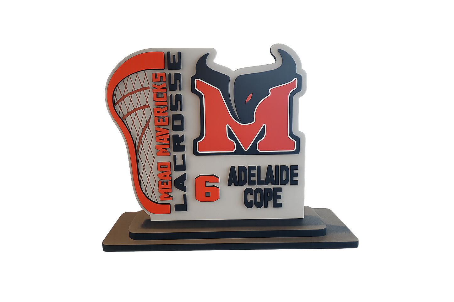 Lacrosse Legends: Personalized Player Shelf Sitter w/base