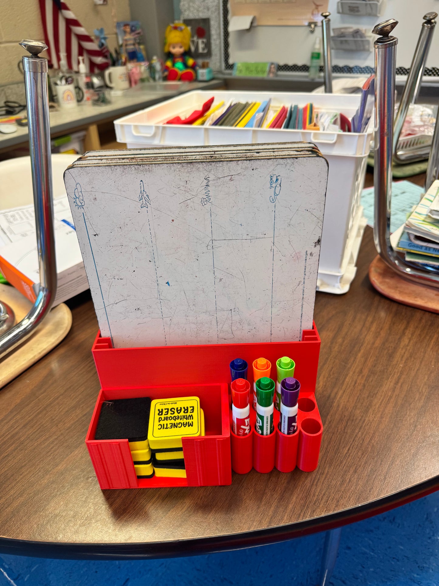 3D Printed Classroom Whiteboard Organizer